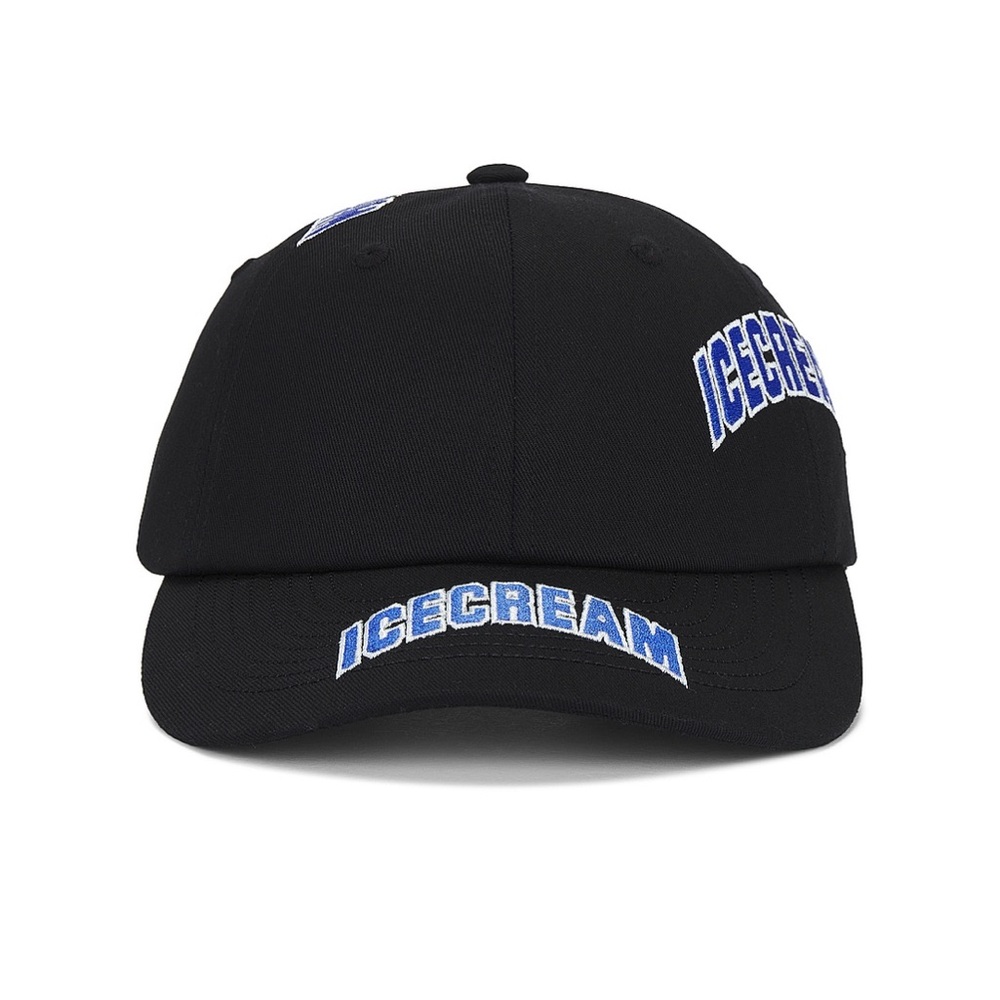 Ice Cream lolly dad hat in black